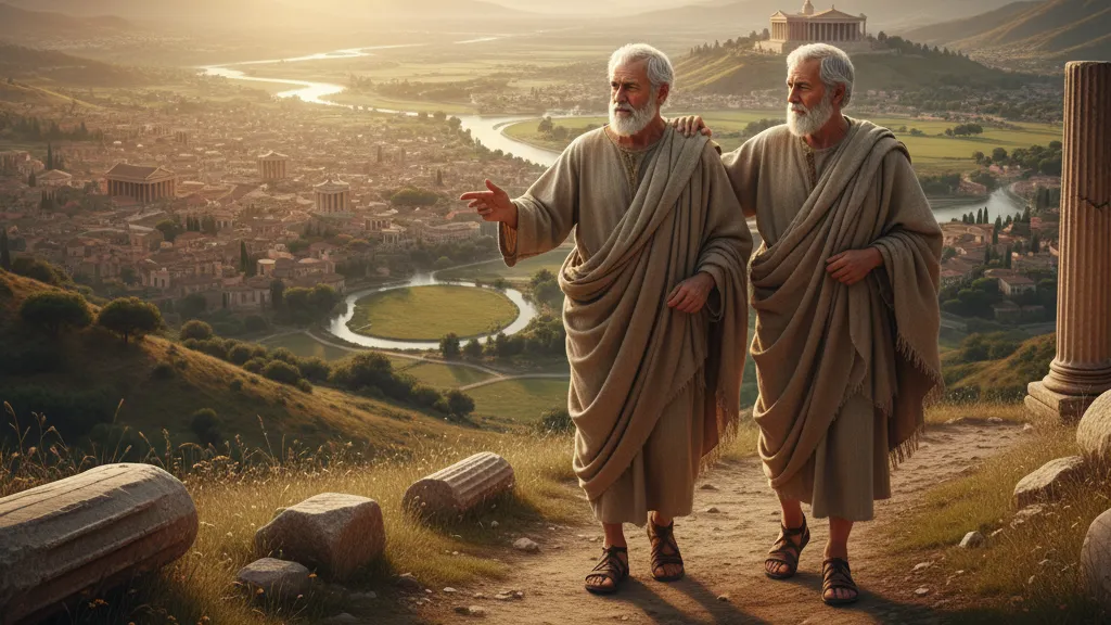 古代ローマ・ギリシアの友情を描いた写真