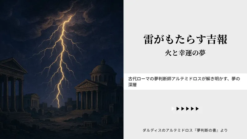 雷がもたらす吉報の写真